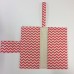 Nappy Wallet - Chevron - Watermelon Nappy Wallet - Chevron - Watermelon